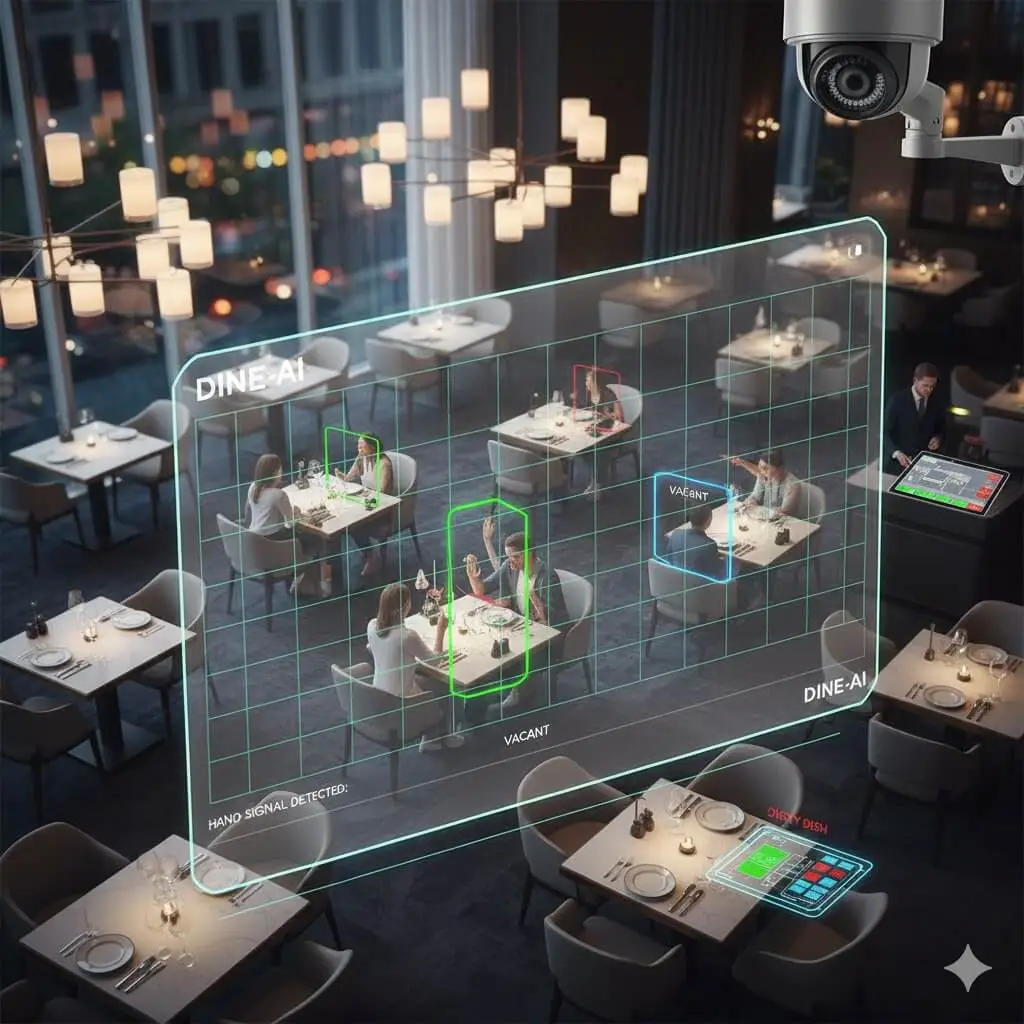 Object detection in a restaurant